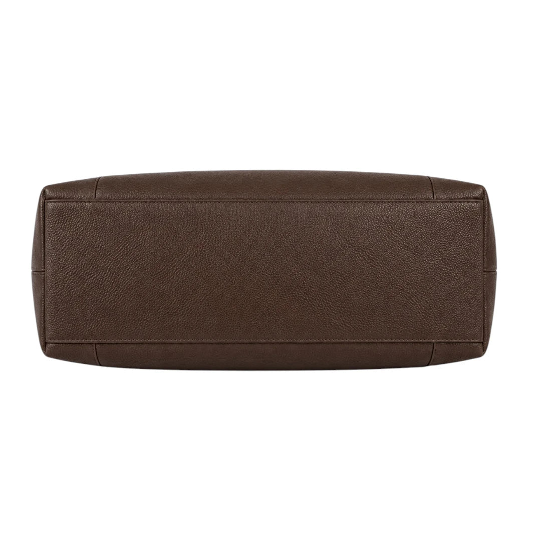 VeloraBag Brown Espresso Slouchy Shoulder Bag