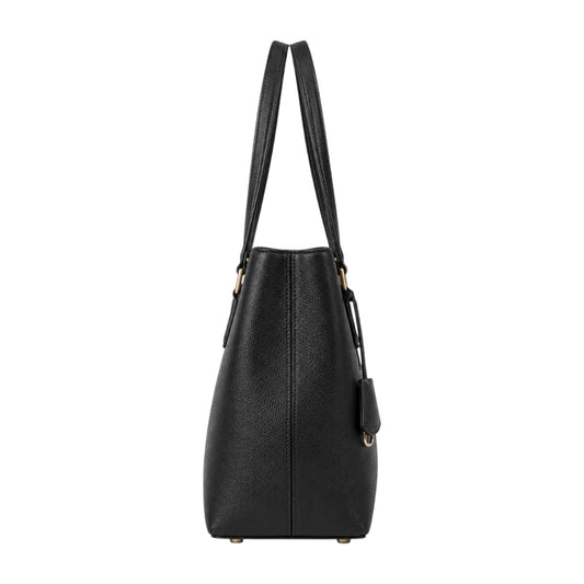 VeloraBag Classic Black Office Tote