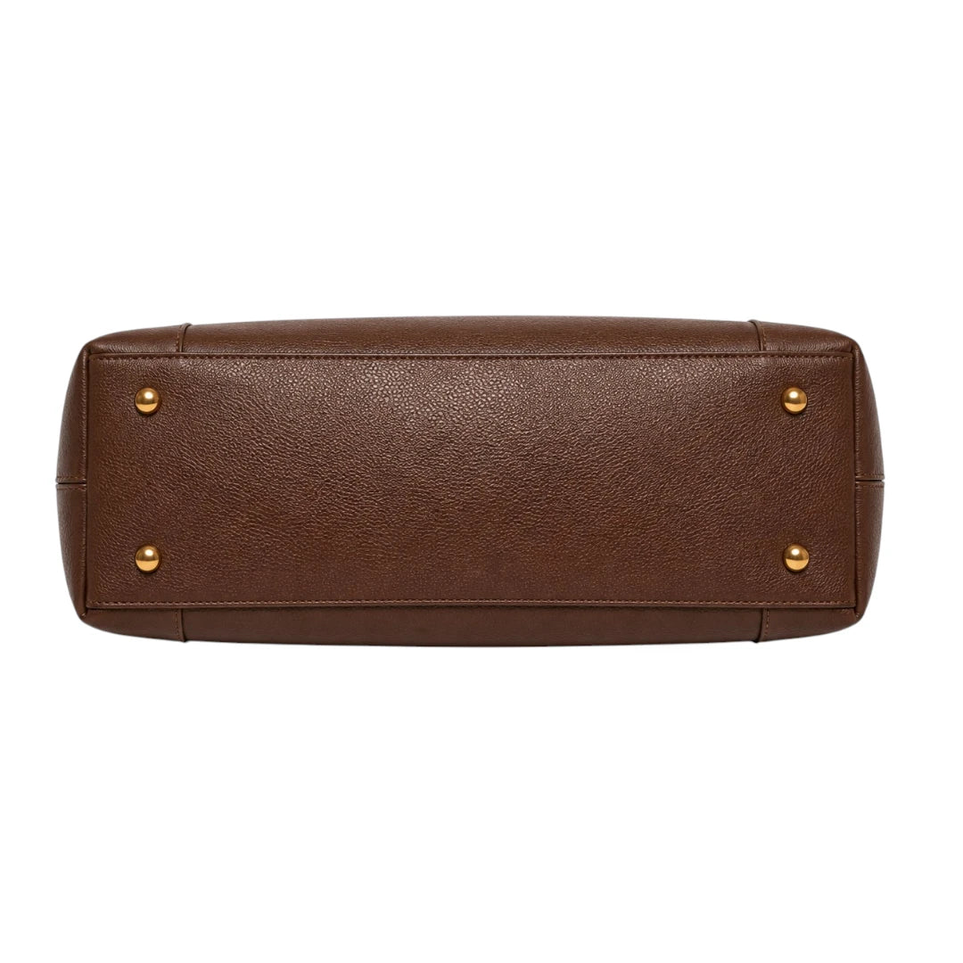 VeloraBag Brown Mocha Luxe Hobo Shoulder Bag