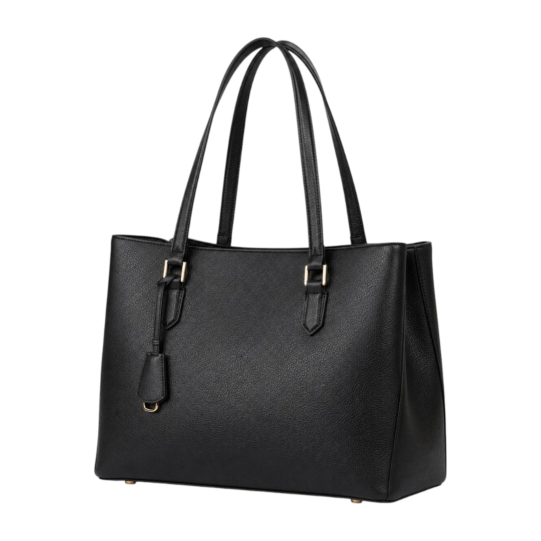 VeloraBag Classic Black Office Tote