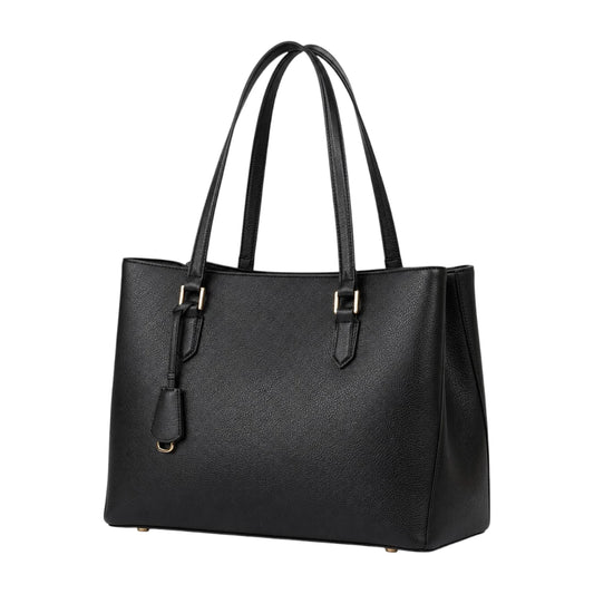 VeloraBag Classic Black Office Tote