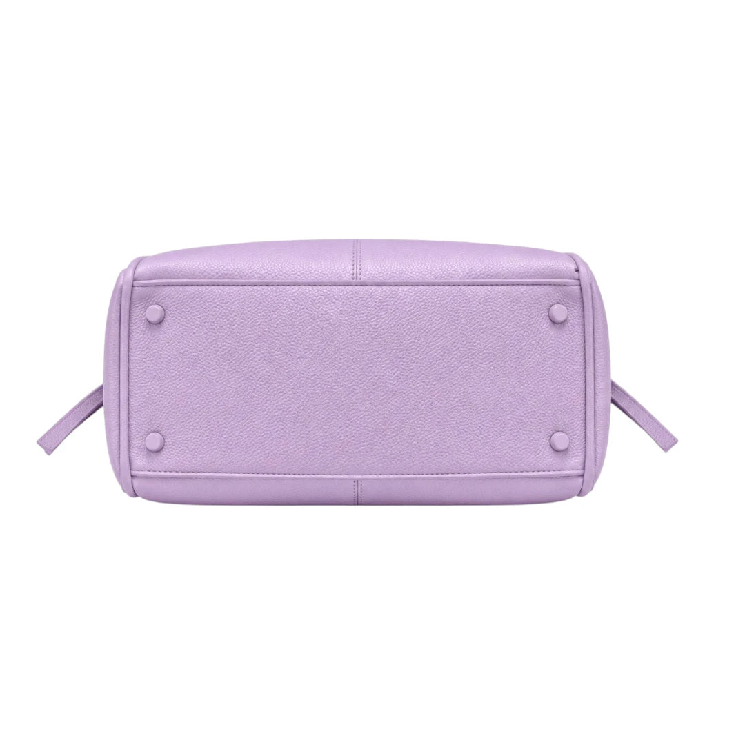 VeloraBag Purple Lavender Luxe Shoulder Tote