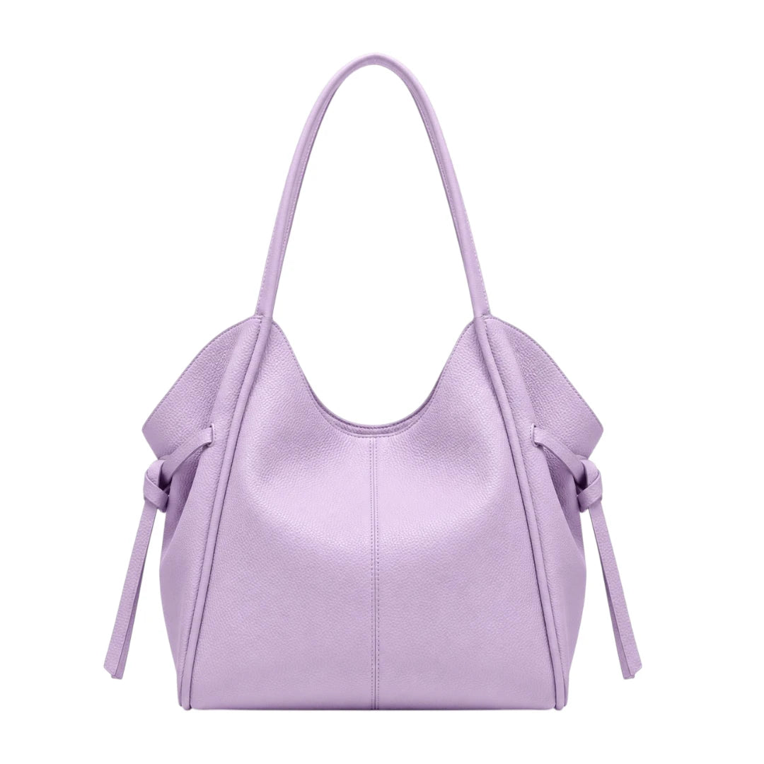 VeloraBag Purple Lavender Luxe Shoulder Tote